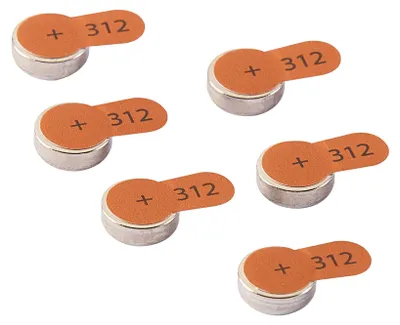 Obrázek produktu pro 80 baterií do naslouchadel Intenso Energy Ultra Hearing Aid typu 312 se zinkovým vzduchem v blistru po 8 kusech