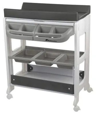 Obrázok produktu pre Bebeconfort Dolphy, 1 police/políc, Kolesá, Šedá, Biela