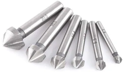 Image de Ensemble de forets à métaux et à bois - 6 pièces - Matériaux de haute qualité - Diamètres de 6,3 mm à 20,5 mm