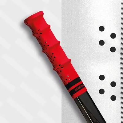 Produktbild von Hole ROCKETGRIP Hockey Grip - Color rot/schwarz