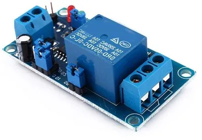 Image de Module relais-minuterie - Interrupteur à temporisation - Dispositif de commutation temporisé - Durée réglable - 5 volts - LED verte