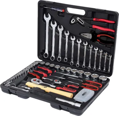 Produktbild von KS Tools 1/4"+1/2" Werkzeug-Satz, 88-tlg