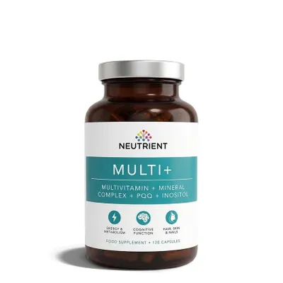 Produktbild von Neutrient Multi+ mit PQQ, 120 Kapseln, Nahrungsergänzungsmittel