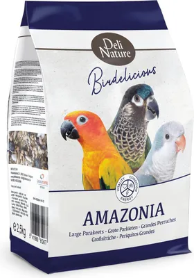 Produktbild von Deli Nature Birdelicious Amazonia 2,5kg - Futter für mittelgroße Papageien Deli Nature