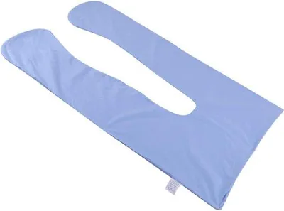 Productafbeelding van Famanu zwangerschapskussen in U-vorm - Wasbaar - Blauw