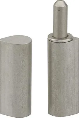 Image de Paumelle de porte d'entrée / d'intérieur à souder, inox, 13x16x80mm - THIRARD