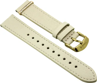 Produktbild von Timex Damen Fairfield > Uhrenarmband 18mm beige Leder > TW2R70500