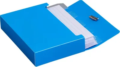 Produktbild von M&M Karteikasten DIN A7 für 100 Karteikarten ocean-blue ohne Deckel