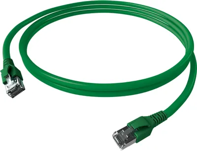 Zdjęcie produktu dla Kabel krosowy EasyLan FlexBoot Cat.6A, S/FTP, zielony, 1 m