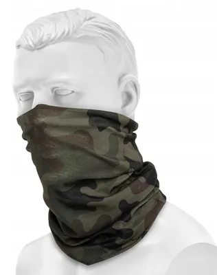 Produktbild von Mil-Tec Multifunktionstuch Camouflage Woodland Pantera