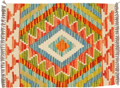 Immagine prodotto di Kilim Kaudani Originale Autentico Annodato a Mano 55x44 cm (GalleriaFarah1970)