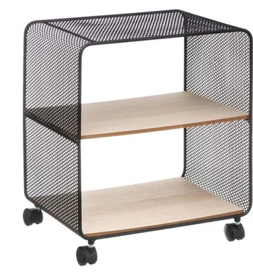 Produktbild von Rollregal mit 2 fächern schwarz  - 5 five simply smart