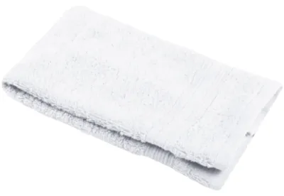 Imagen del producto de Toalla de algodón, tamaño 30 x 50 cm, 100% algodón orgánico, color: blanco, modelo Lagune
