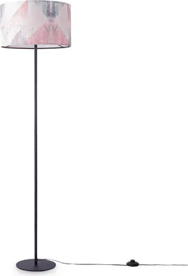 Produktbild von Stehlampe Wohnzimmer Modern E27 Leselampe Stehleuchte Stativ Retro Lampenschirm