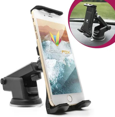 Produktbild von 360° KFZ Halterung Halter Handy Smartphone Armaturenbrett Saugnapf Universal