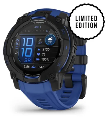 Immagine prodotto di Garmin Instinct 3 3.05 cm (1.2") AMOLED 45 mm Digital 390 x 390 pixels Black GPS (satellite)