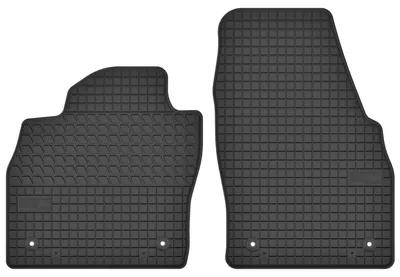 Produktbild von Gummimatten Fußmatten Vorne Schwarz für Skoda Kamiq 2018-