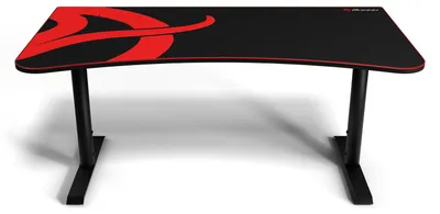 Produktbild von Arozzi Arena Groß Gaming-Schreibtisch - 160 x 82 x 71-81 cm - Schwarz