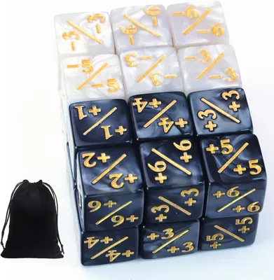 Imagen del producto de Juego de dados, 24 unidades, dados para contar y dibujar, ideales para juegos y actividades educativas