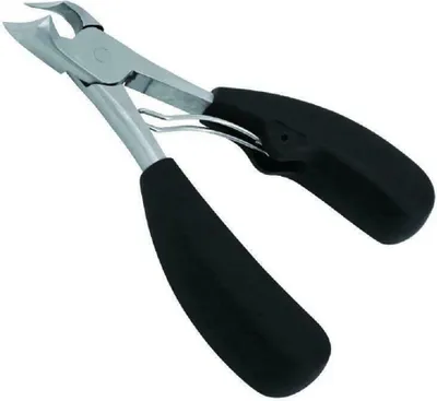 Produktbild von COOL-i ® Nagelknipser für dicke & brüchige Zehennägel – Präzisionszange mit gebogener Klinge & ergonomischem Griff – ideal bei Problemnägeln（Schwarz）