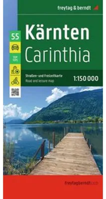 Produktbild von freytag & berndt Straßenkarte Kärnten 1:150.000