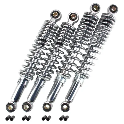 Zdjęcie produktu dla Zestaw obniżający amortyzator chrom 280 mm + 310 mm do Simson Schwalbe KR51 Star