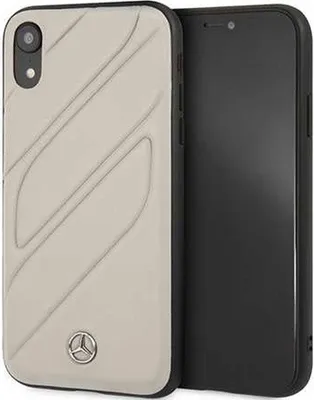 Zdjęcie produktu dla Szara obudowa tylna Apple Mercedes-Benz do iPhone'a XR – nowa organiczna