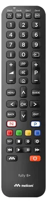 Image de MELICONI - Télécommande FULLY 8 + - 808080