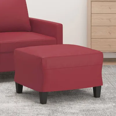 Produktbild von "2026 Promotion" Fußhocker Weinrot 60x50x41 cm Kunstleder - Fußhocker CC21113