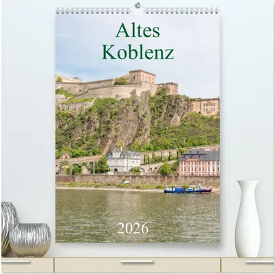 Produktbild von Altes Koblenz (hochwertiger Premium Wandkalender 2026 DIN A2 hoch), Kunstdruck in Hochglanz