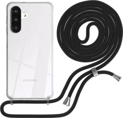 Produktbild von EAZY CASE Handykette mit Hülle für Samsung Galaxy A26 Backcover Handykette, zum Umhängen in Schwarz