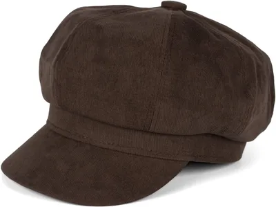 Produktbild von styleBREAKER Damen Ballonmütze aus weichem Stoff, Schirmmütze Vintage Style, Bakerboy Schiebermütze, Newsboy Cap 04023086