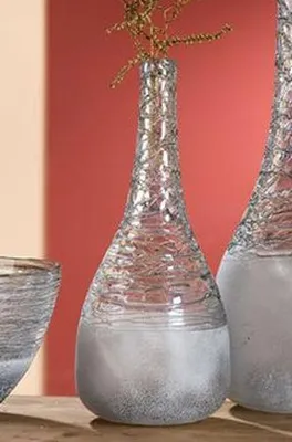 Produktbild von Gilde Glasart Flaschenvase Spiraglio 39178 41 cm