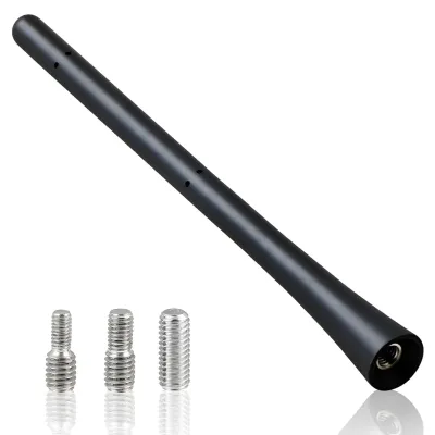 Autoantenne 17 cm, Universal-Dachantenne FM DAB, inkl. 3 Schrauben M4 M5 M6