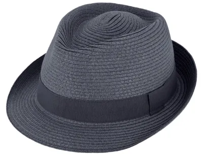 Fiebig Papier Trilby mit Ripsband rollbar in blau