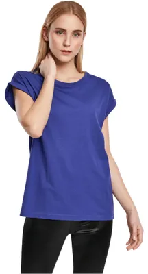 Productafbeelding van Urban Classics dames T-shirt, model "Ladies Extended Shoulder Tee", T-shirt met wijde schouders
