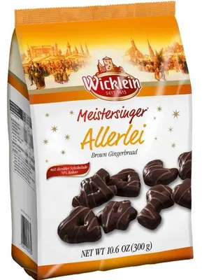 Obrázek produktu pro Wicklein Allerlei perník s jemnou hořkou čokoládou 300g