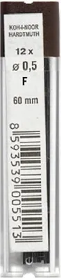 Produktbild von KOH Druckbleistift Minen Gradation 0,5 mm x 60 mm F