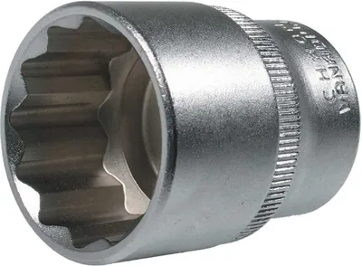 Produktbild von 27 mm Steckschlüsseleinsatz Stecknuss Nuss 12-KANT VIELZAHN 1/2"-Antrieb CV-St