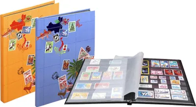Produktbild von EXACOMPTA Briefmarkenalbum Globetrotter 170 x 225 mm zufällige Farbe (1 Stück)