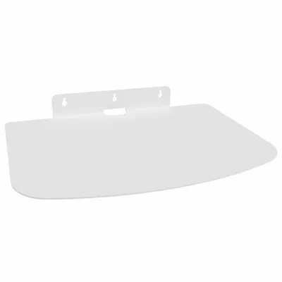 Produktbild von Massives Metall Wandregal, Hängeregal Metall Aufhängen, Wandmontage, Loft-Stil, Wandregal, Hängepflanzenständer, Groß Weiß