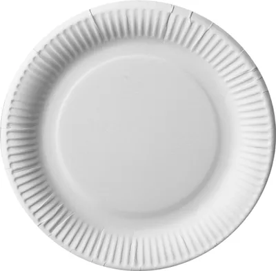 Produktbild von Papstar Teller Pappe pure extra stark Durchmesser 23cm Weiss 100 Stück