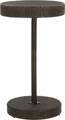 Produktbild von The Living Store Gartentisch Braun 60,5x106 cm Poly Rattan