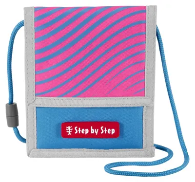 Produktbild von Step by Step Brustbeutel Neck Pouch Kolibri Kaja neonpink blau