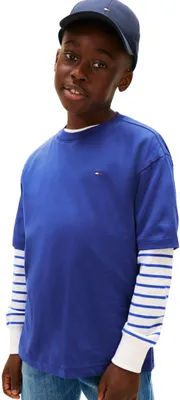 Obrázok produktu pre Tommy Hilfiger, tričko pre chlapcov, kolekcia Essential Archive Fit, model KB0KB09646, farba: modrá (M)