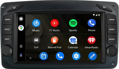 Immagine prodotto di Autoradio Android 7'' 32GB per Mercedes W203 2000-2004 Prefacelift CarPlay Android Auto Navi Bluetooth DAB+ Telecamera posteriore