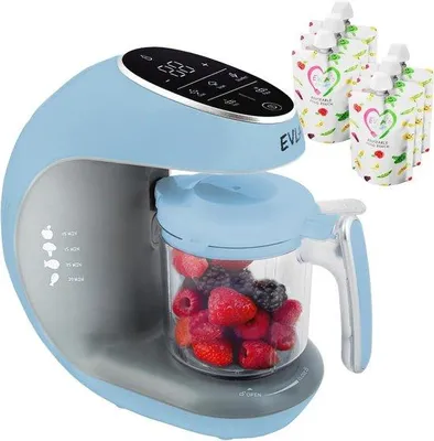 Obrázek produktu pro Automatische Babyvoeding Maker mit Dampf- und Blendfunktion | 7 in 1 Ernährungsdurchführer für gesunde Mahlzeiten | Selbstreinigend und Touch Screen