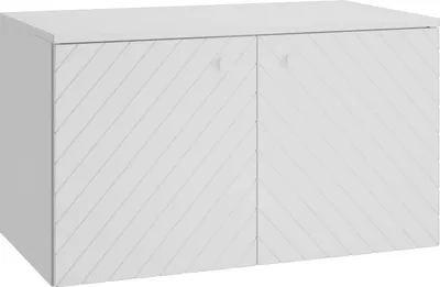 Produktbild von Waschtischunterschrank Orlando - 80 x 44 x 46 cm - Hochglanz Weiß - Badmöbel - Waschbeckenunterschrank