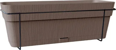 Obrázek produktu pro Květináč Stefanplast Ethica, 9 l, 50 x 18 x 17 cm, taupe