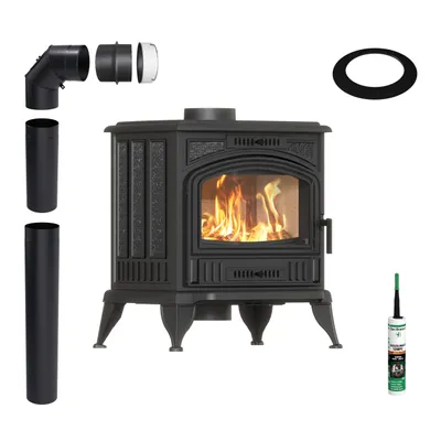 Immagine prodotto di Cucina per capre in ghisa KRATKI K6 ECO fi 150 6,5 kW